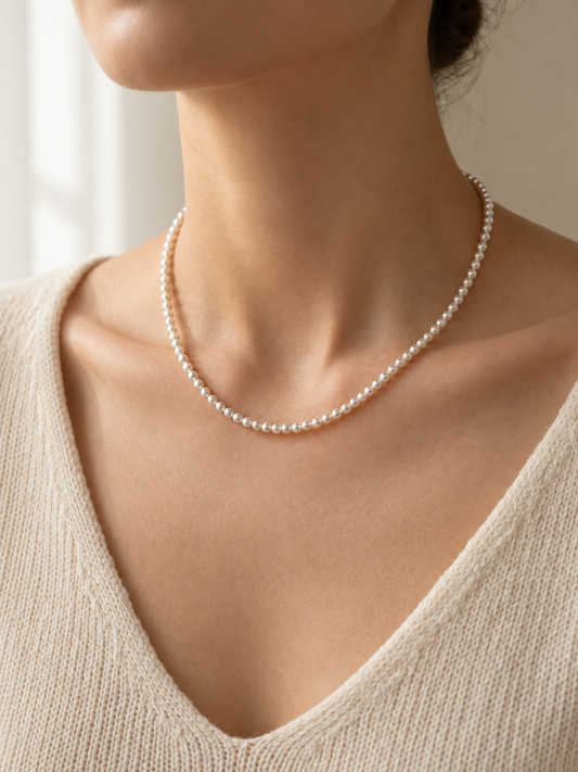 Ivory Baby Pearl Necklace